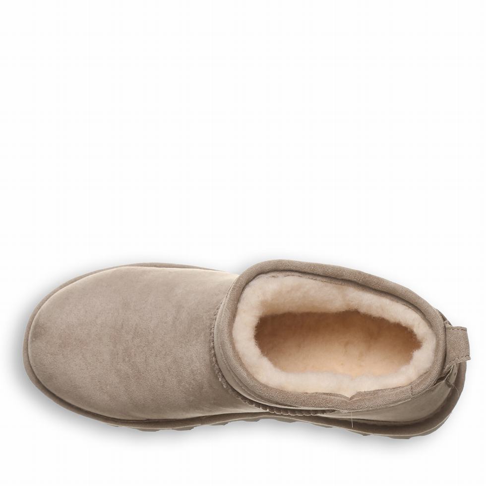 Bearpaw Shorty Vegan Stiefel Damen Grau | KQJ8310XO