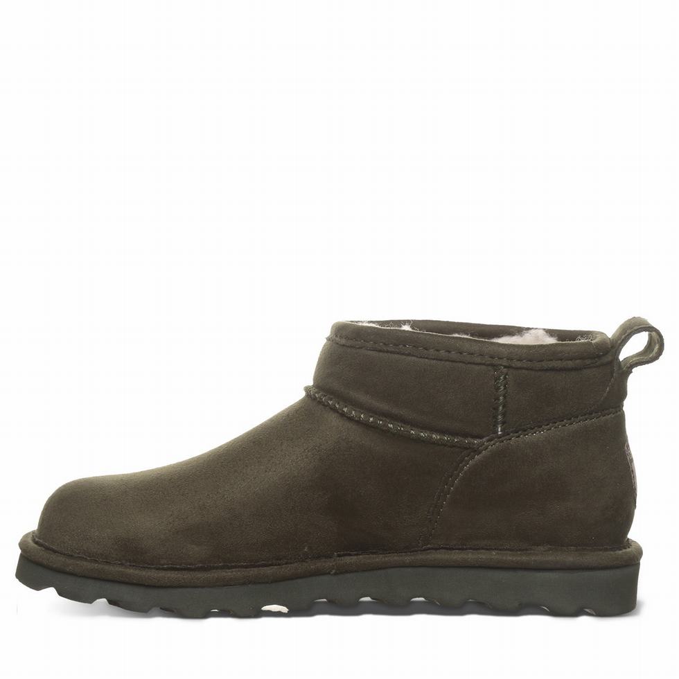 Bearpaw Shorty Vegan Stiefel Damen Grün | RXH4341CD