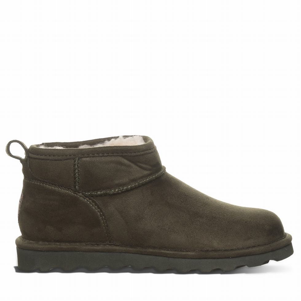 Bearpaw Shorty Vegan Stiefel Damen Grün | RXH4341CD