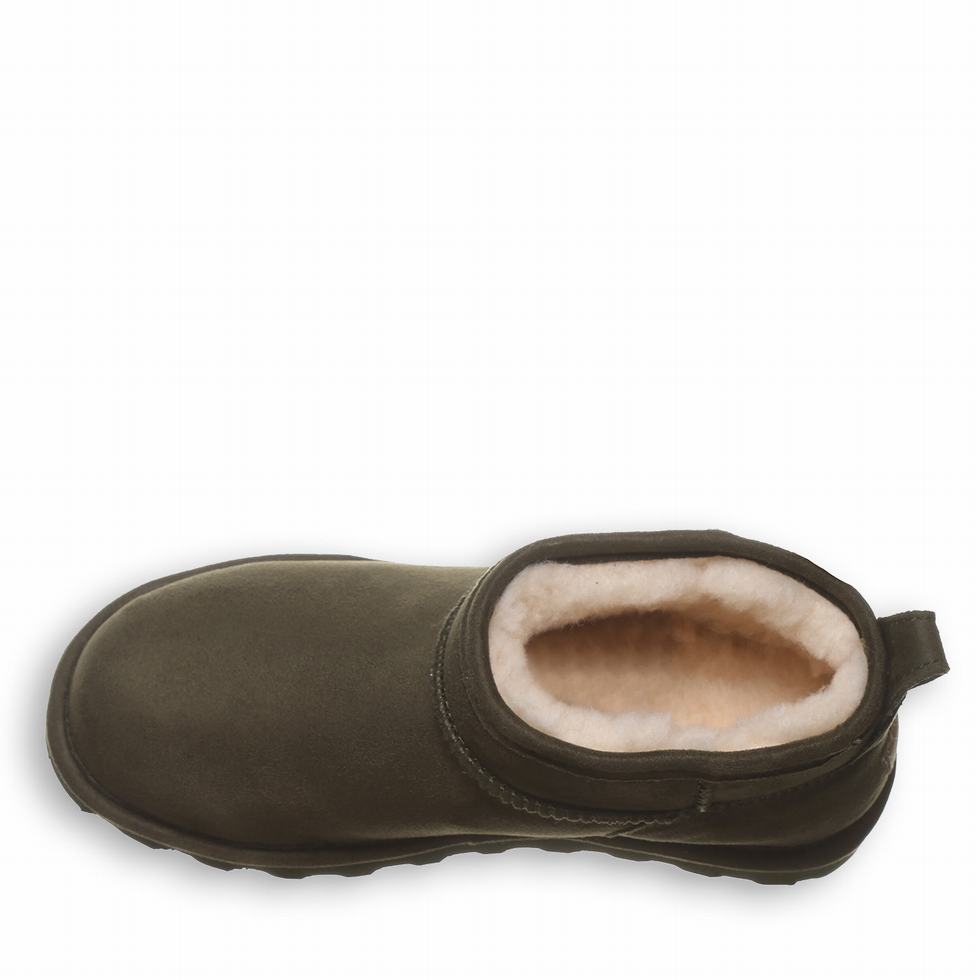 Bearpaw Shorty Vegan Stiefel Damen Grün | RXH4341CD