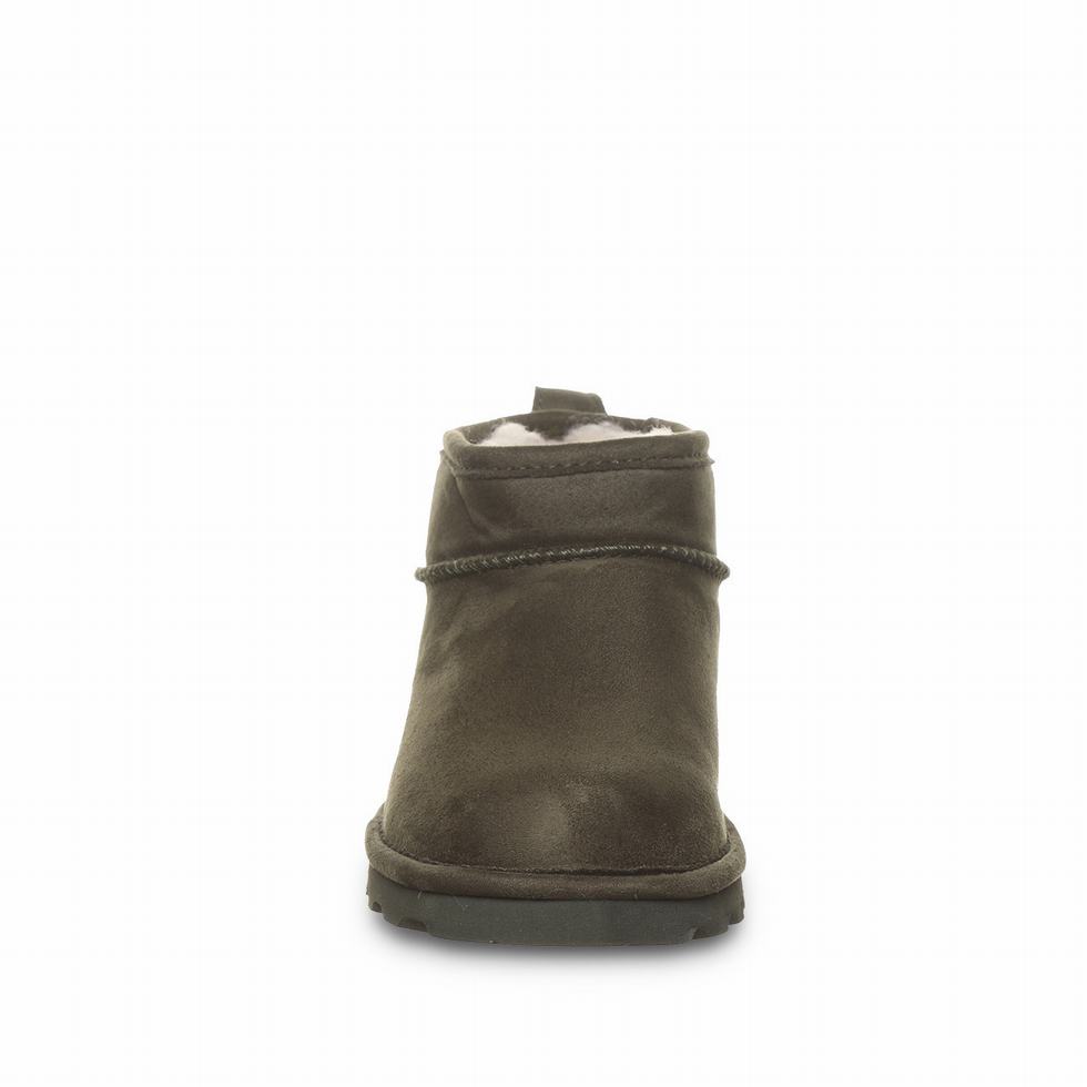 Bearpaw Shorty Vegan Stiefel Damen Grün | RXH4341CD