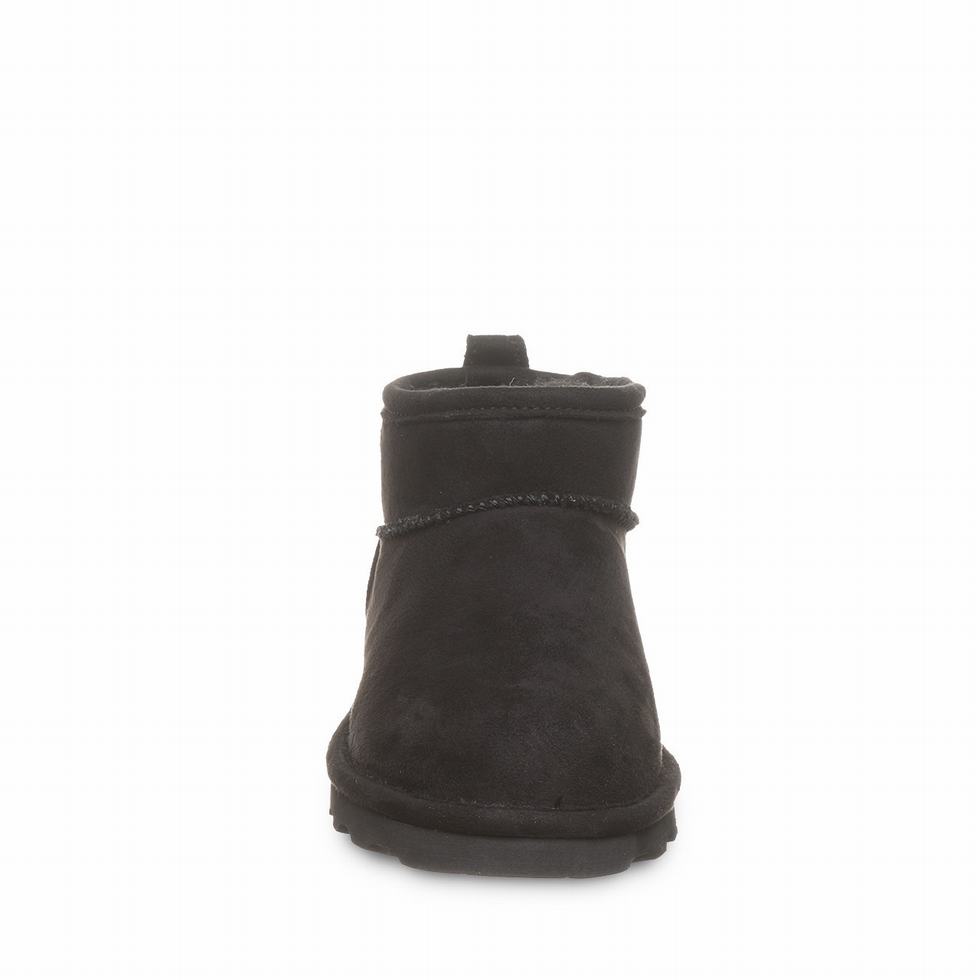 Bearpaw Shorty Vegan Stiefel Damen Schwarz | ASZ1998PM