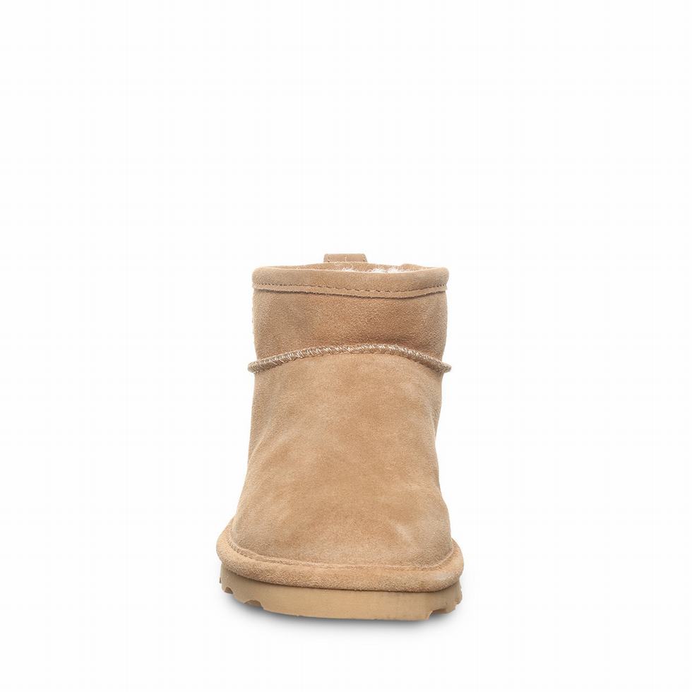 Bearpaw Shorty Wide Stiefel Damen Braun | NGC8597CR