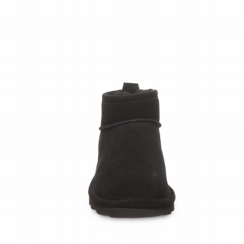 Bearpaw Shorty Wide Stiefel Damen Schwarz | JHG9664AU