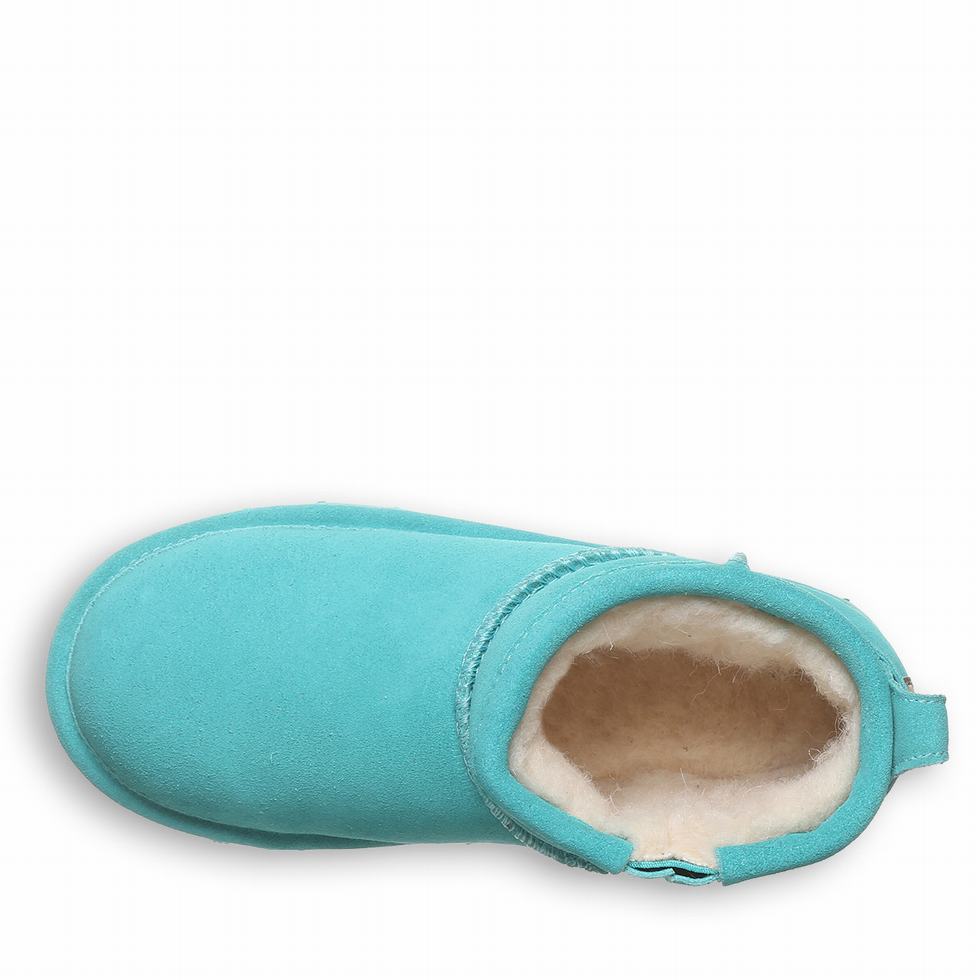 Bearpaw Shorty Youth Stiefel Kinder Blau | OLQ757ZK