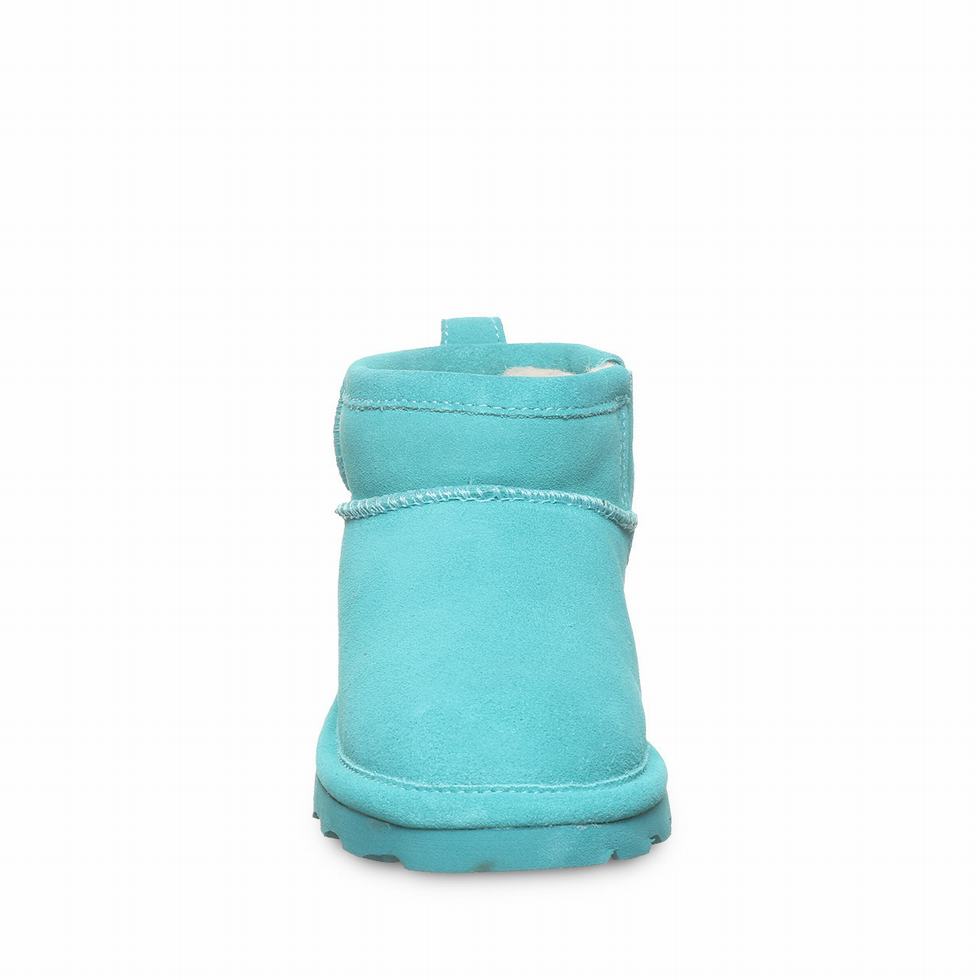 Bearpaw Shorty Youth Stiefel Kinder Blau | OLQ757ZK