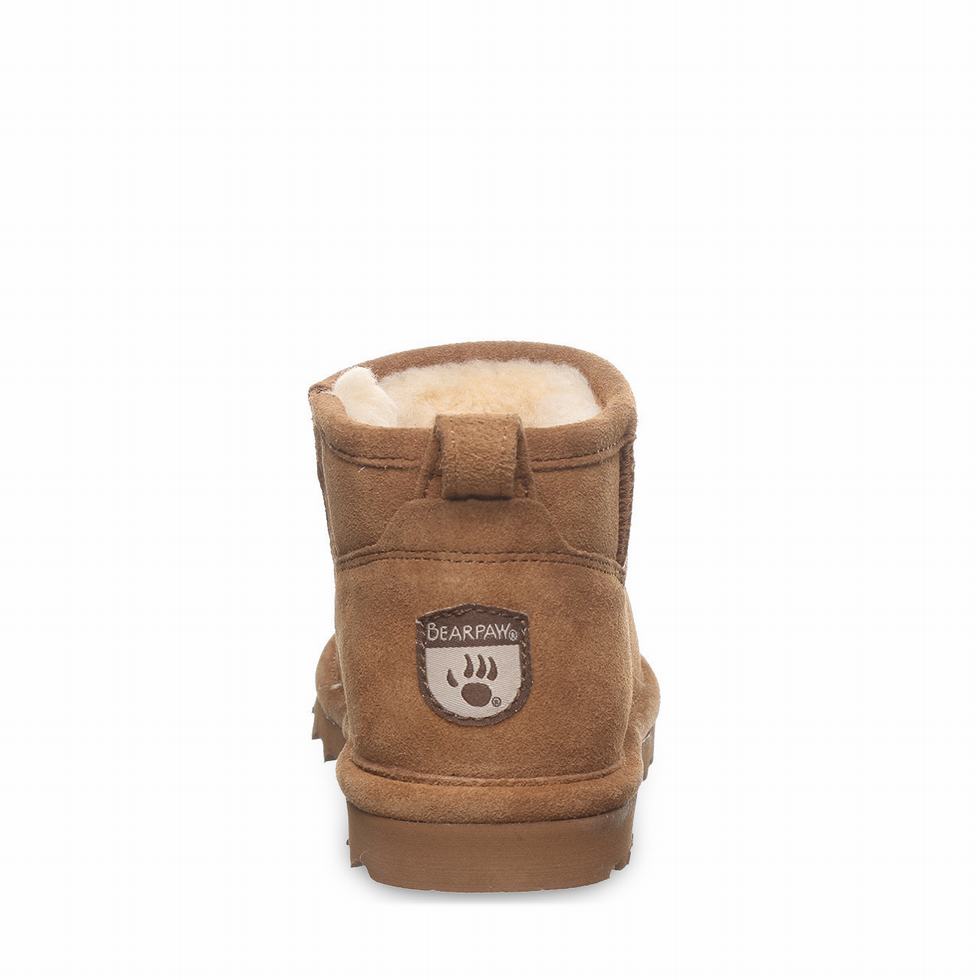 Bearpaw Shorty Youth Stiefel Kinder Braun | JOM9475QC