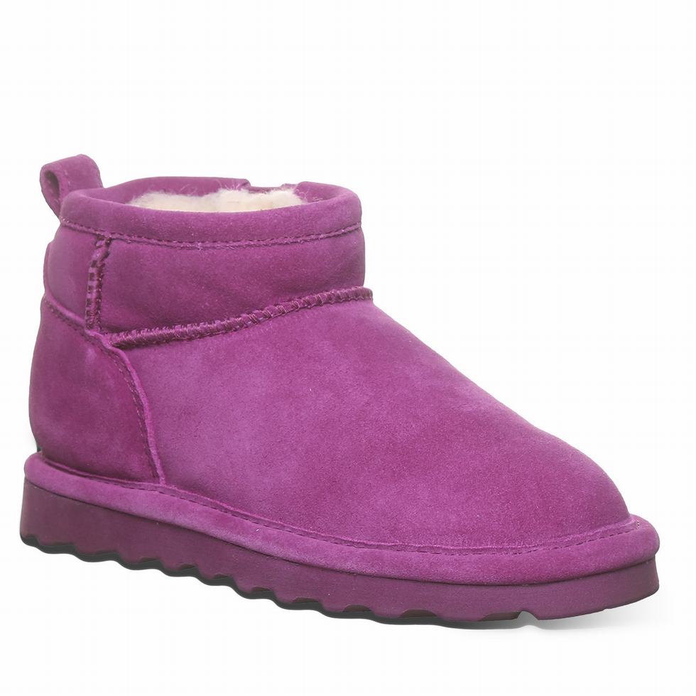 Bearpaw Shorty Youth Stiefel Kinder Lila | WCB1082HS