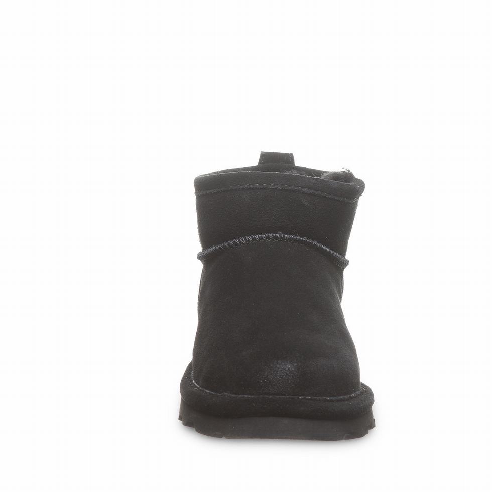 Bearpaw Shorty Youth Stiefel Kinder Schwarz | QZM2911QJ