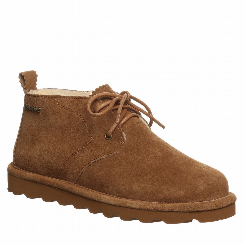 Bearpaw Skye Wide Chukkastiefel Damen Braun | YHW7649QW