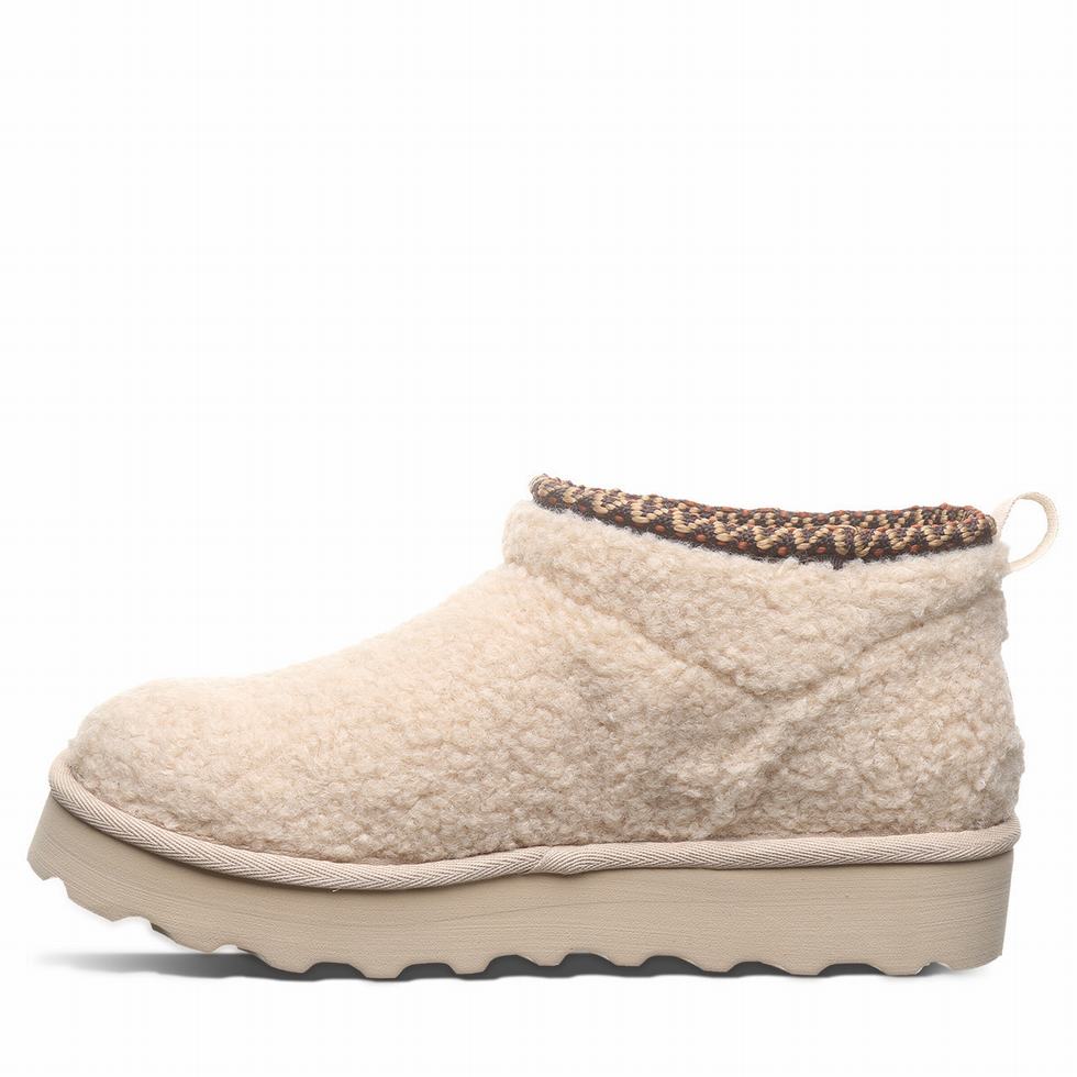 Bearpaw Snuggle Daphne Deco Stiefel Damen Beige | EQC458OT