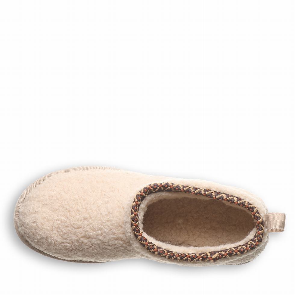 Bearpaw Snuggle Daphne Deco Stiefel Damen Beige | EQC458OT