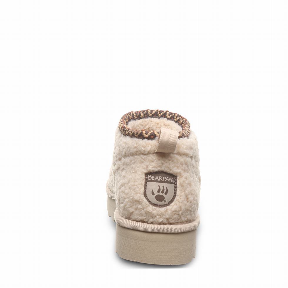 Bearpaw Snuggle Daphne Deco Stiefel Damen Beige | EQC458OT