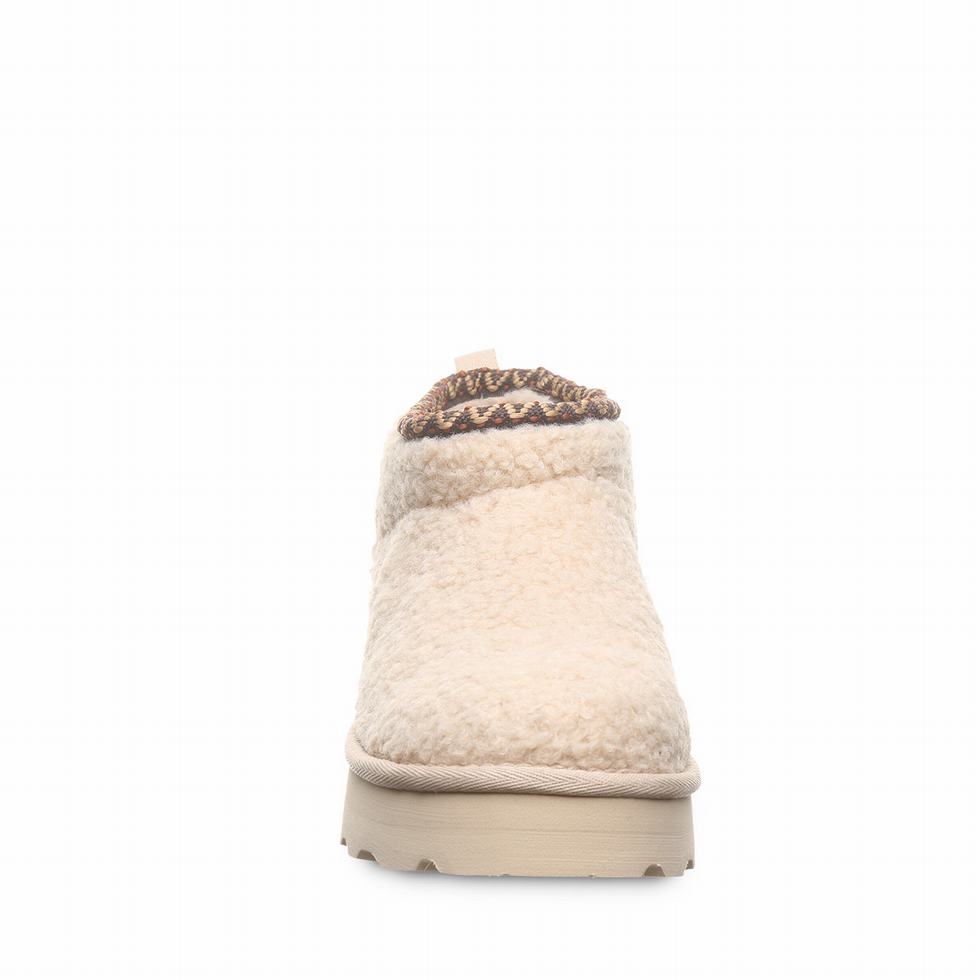 Bearpaw Snuggle Daphne Deco Stiefel Damen Beige | EQC458OT