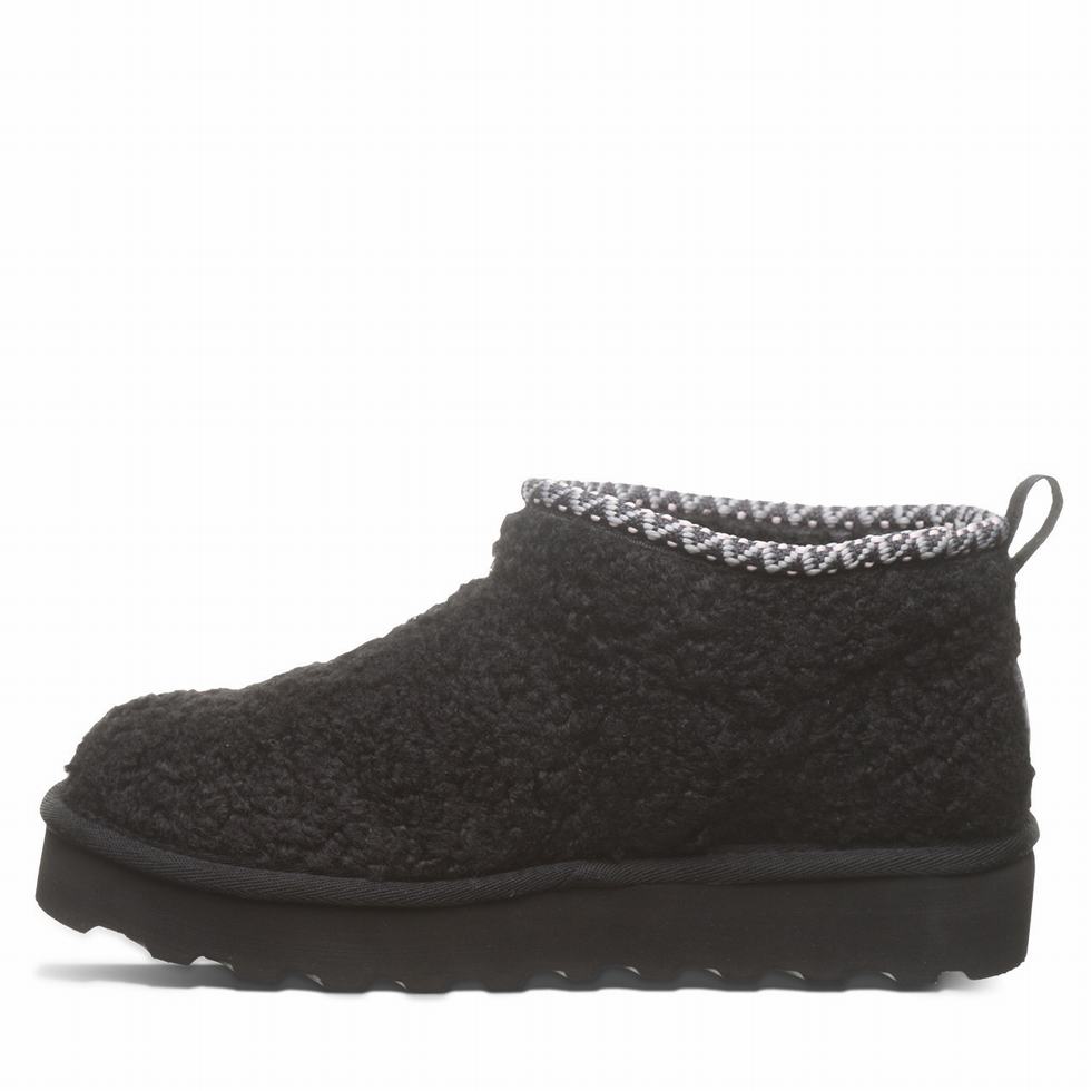 Bearpaw Snuggle Daphne Deco Stiefel Damen Schwarz | GEM776CN