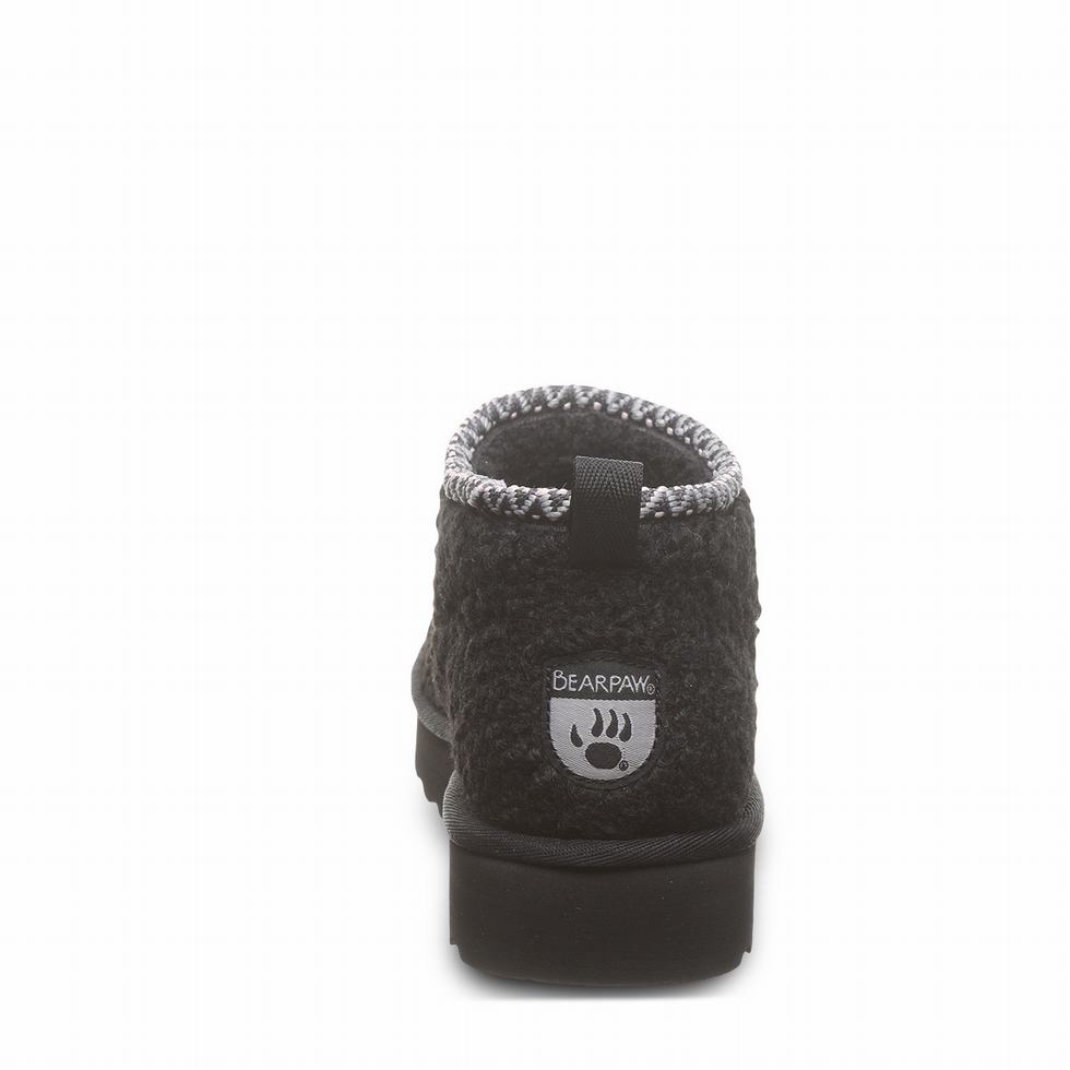 Bearpaw Snuggle Daphne Deco Stiefel Damen Schwarz | GEM776CN