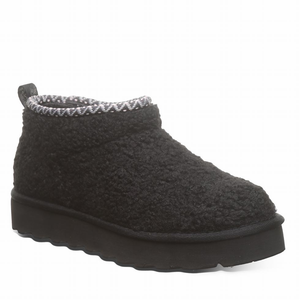 Bearpaw Snuggle Daphne Deco Stiefel Damen Schwarz | GEM776CN