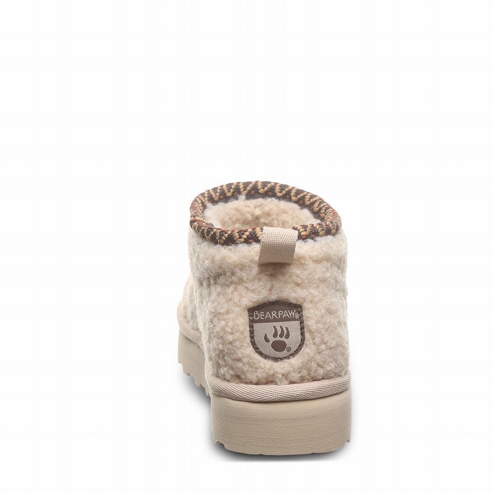 Bearpaw Snuggle Daphne Deco Youth Stiefel Kinder Beige | PBM722EE