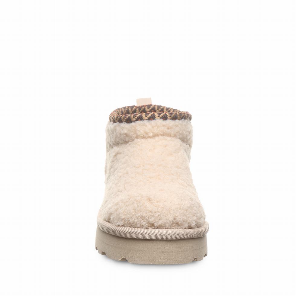 Bearpaw Snuggle Daphne Deco Youth Stiefel Kinder Beige | PBM722EE