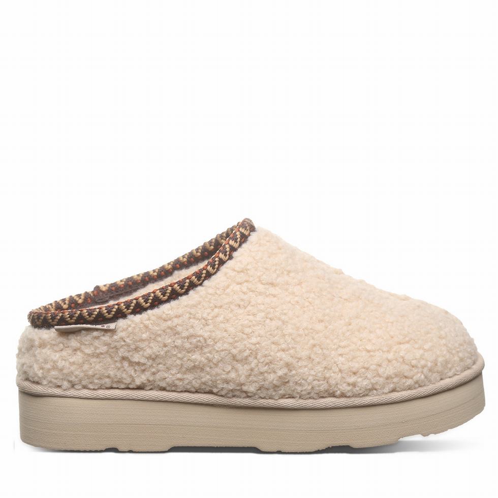 Bearpaw Snuggle Martis Hausschuhe Damen Beige | YCN4593GX