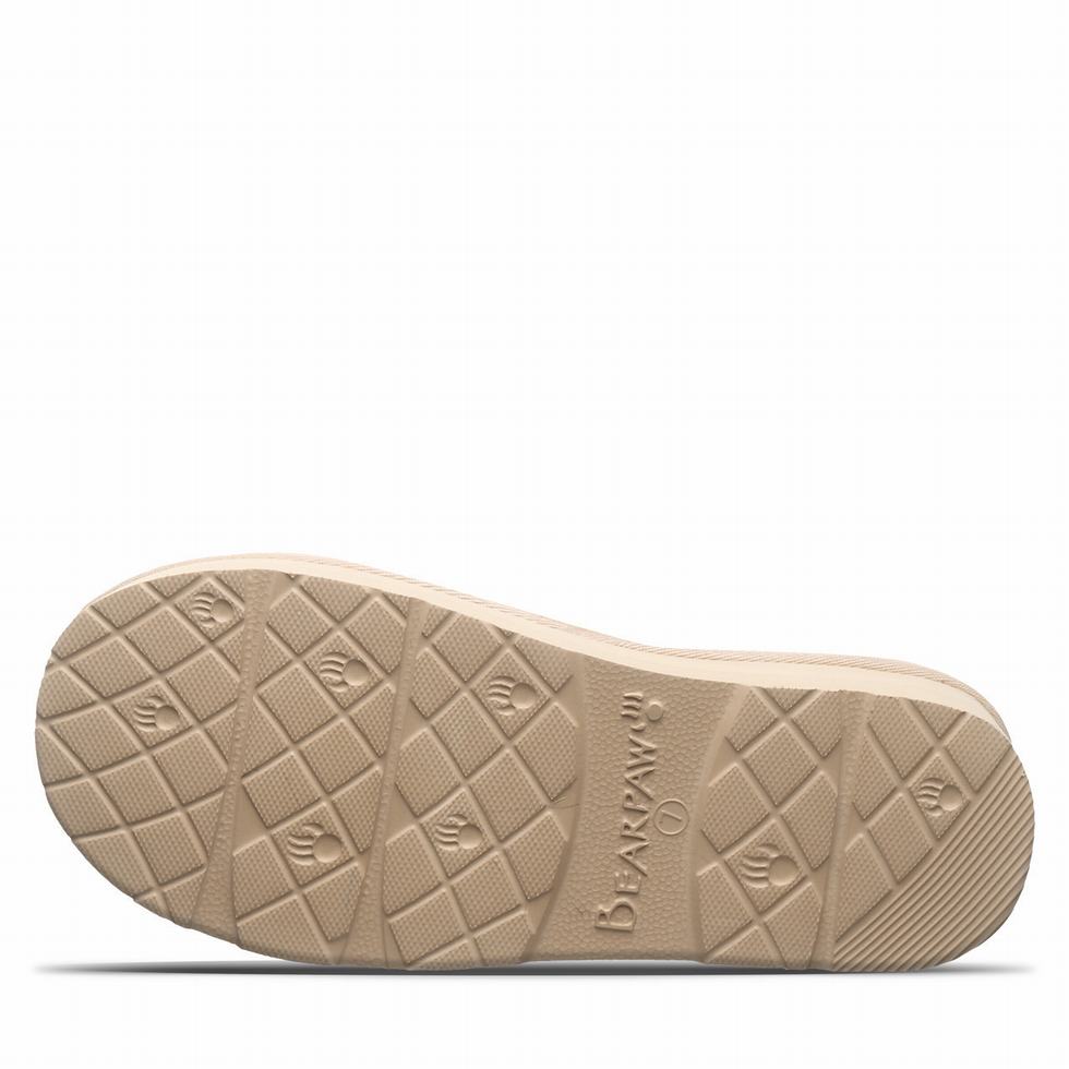 Bearpaw Snuggle Martis Hausschuhe Damen Beige | YCN4593GX