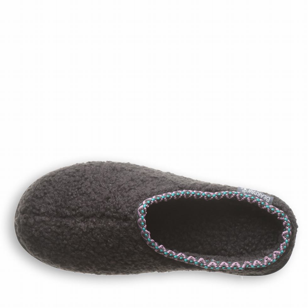 Bearpaw Snuggle Martis Hausschuhe Damen Schwarz | YLV2479SR