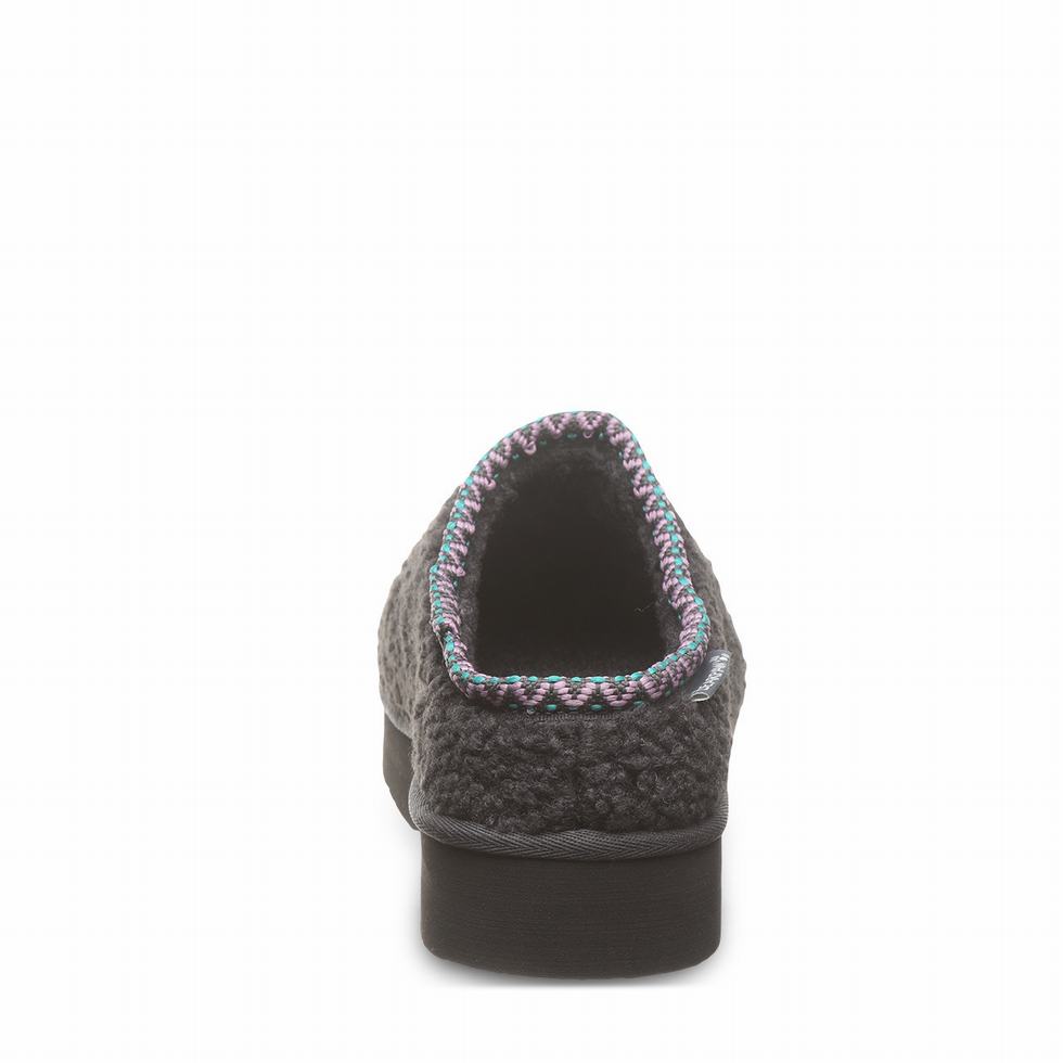 Bearpaw Snuggle Martis Hausschuhe Damen Schwarz | YLV2479SR