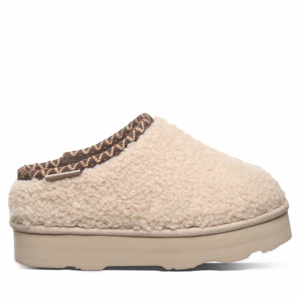 Bearpaw Snuggle Martis Youth Hausschuhe Kinder Beige | QFD2222RD