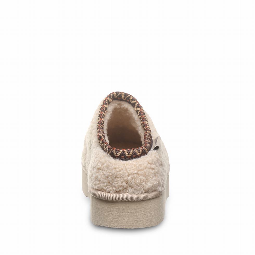 Bearpaw Snuggle Martis Youth Hausschuhe Kinder Beige | QFD2222RD