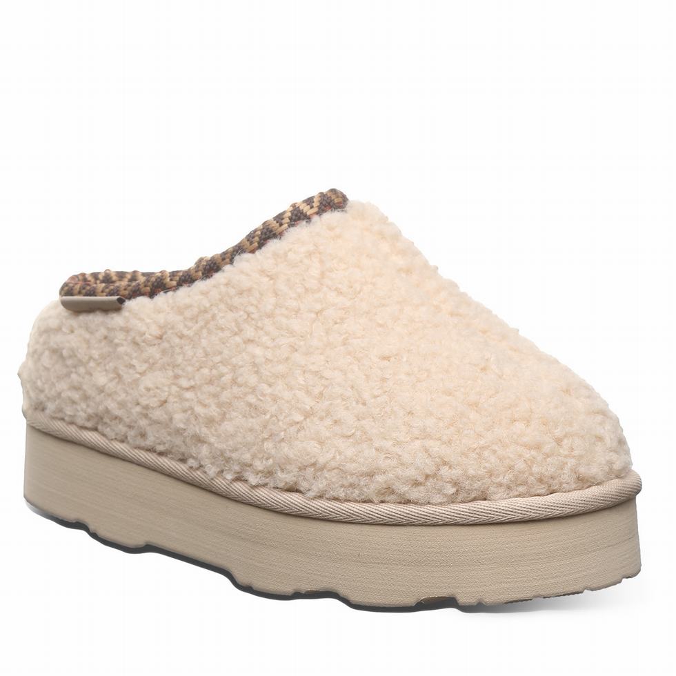 Bearpaw Snuggle Martis Youth Hausschuhe Kinder Beige | QFD2222RD