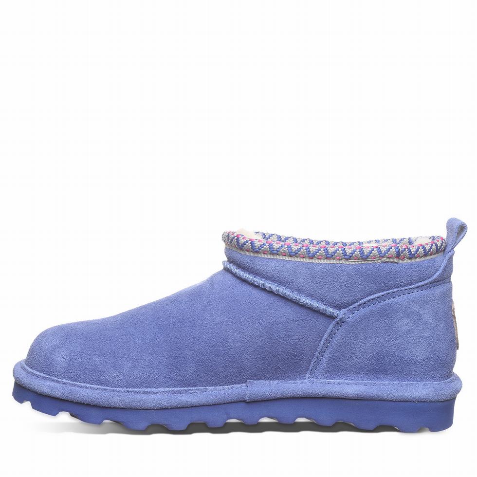 Bearpaw Super Shorty Deco Stiefel Damen Blau | SZH7887PG