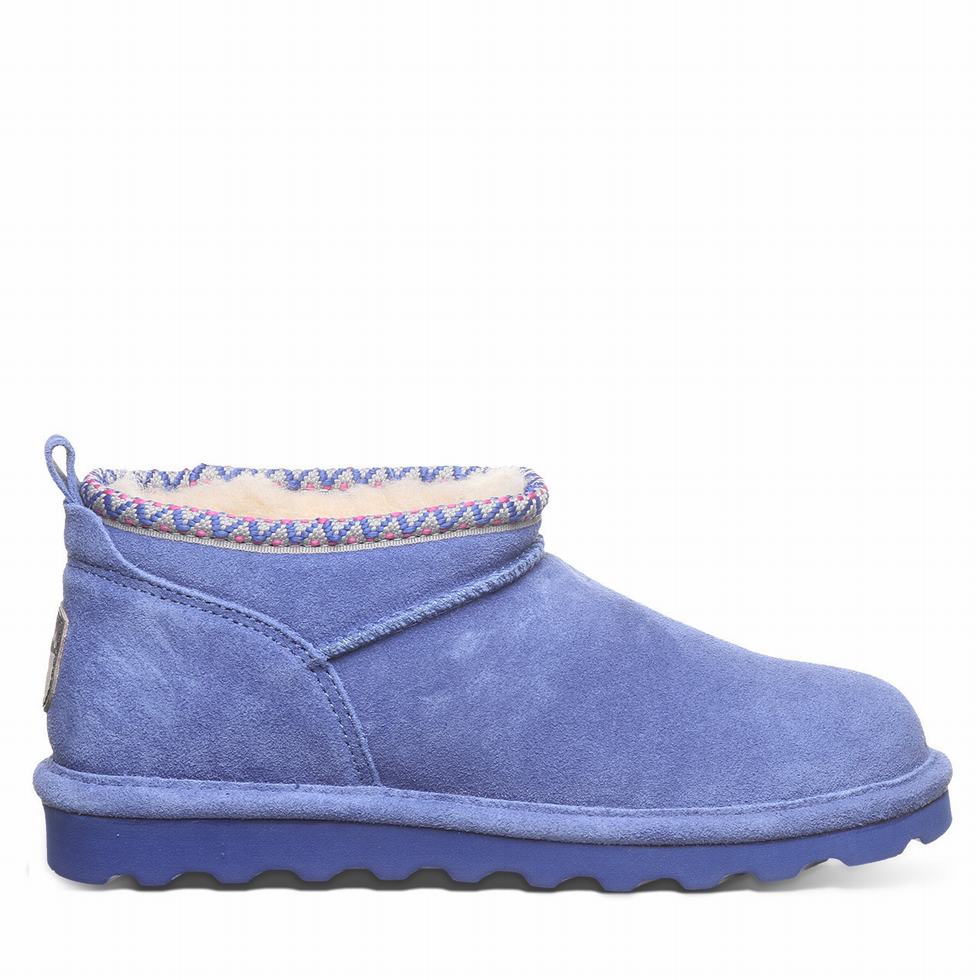 Bearpaw Super Shorty Deco Stiefel Damen Blau | SZH7887PG