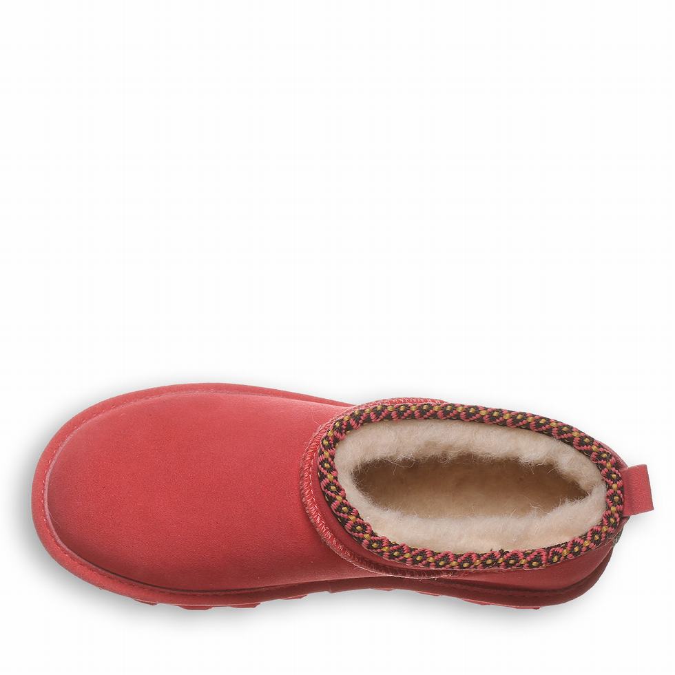 Bearpaw Super Shorty Deco Stiefel Damen Rot | ULM4912PN