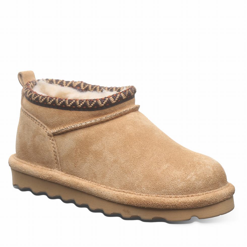 Bearpaw Super Shorty Deco Youth Stiefel Kinder Braun | ZBT7719PT