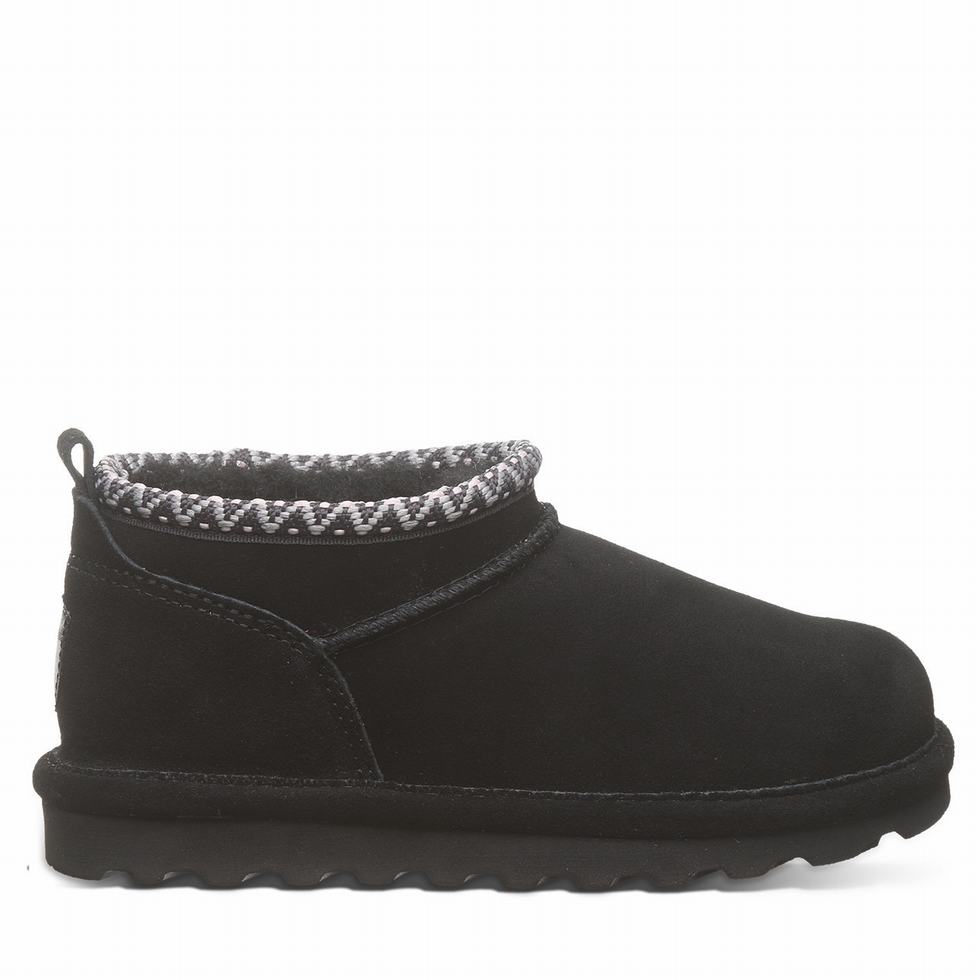 Bearpaw Super Shorty Deco Youth Stiefel Kinder Schwarz | JAA1517OJ