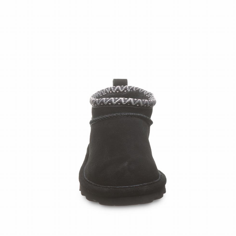 Bearpaw Super Shorty Deco Youth Stiefel Kinder Schwarz | JAA1517OJ