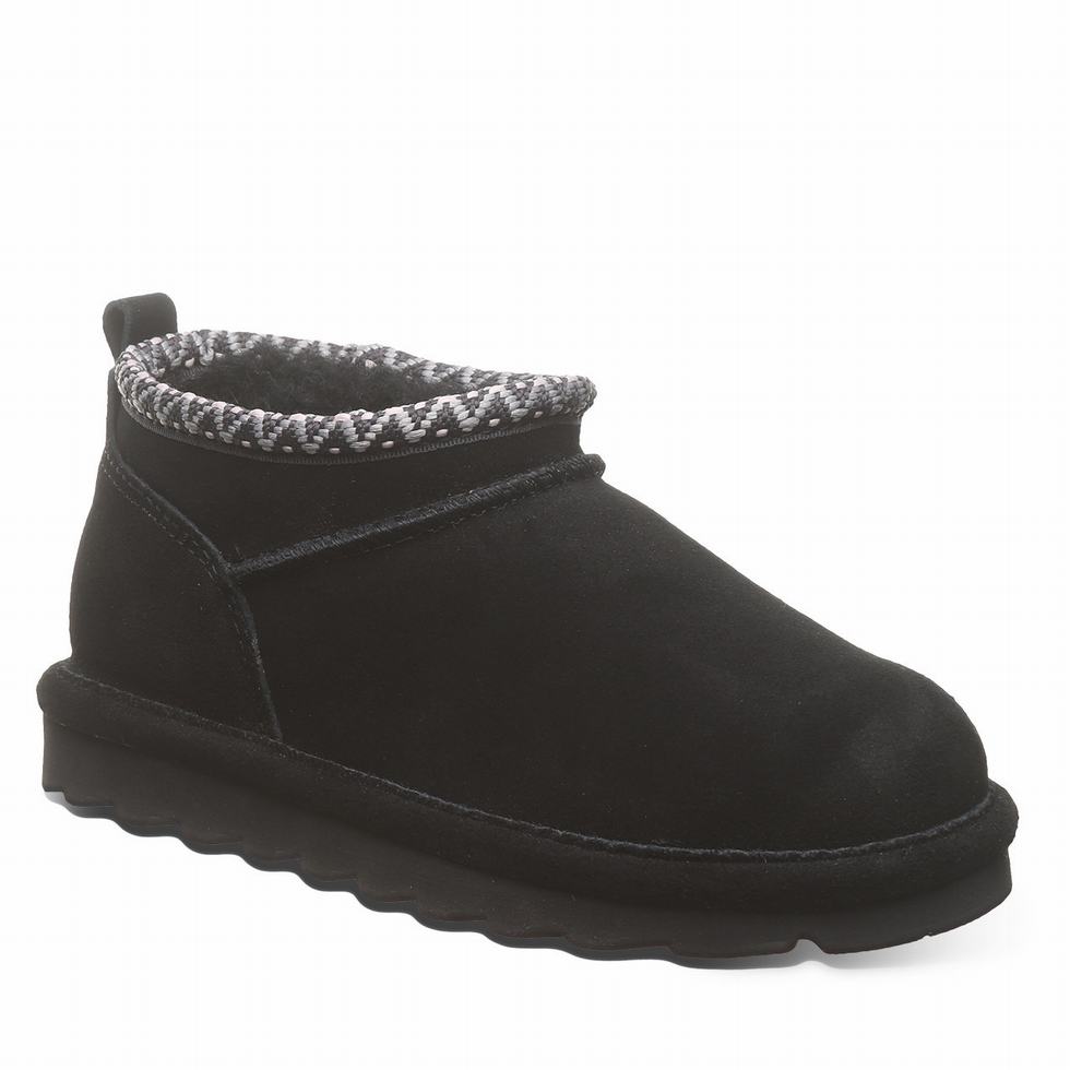 Bearpaw Super Shorty Deco Youth Stiefel Kinder Schwarz | JAA1517OJ