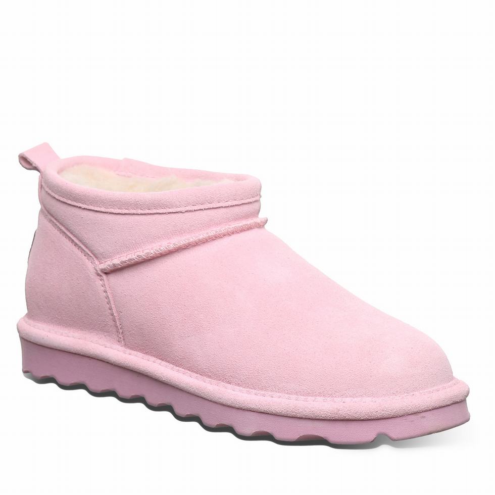 Bearpaw Super Shorty Wide Stiefel Damen Rosa | BJB7268HA