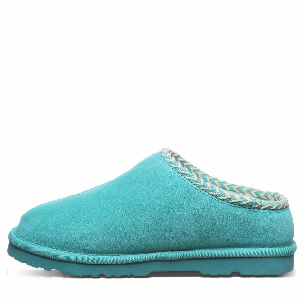 Bearpaw Tabitha Hausschuhe Damen Blau | BIS8216EN