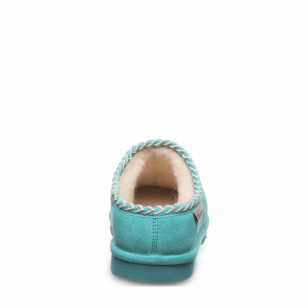 Bearpaw Tabitha Hausschuhe Damen Blau | BIS8216EN