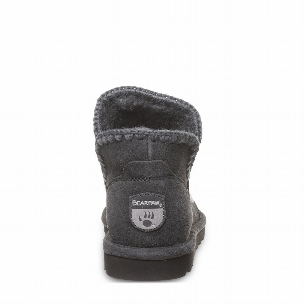 Bearpaw Winter Schneestiefel Damen Grau | SZR7390ND