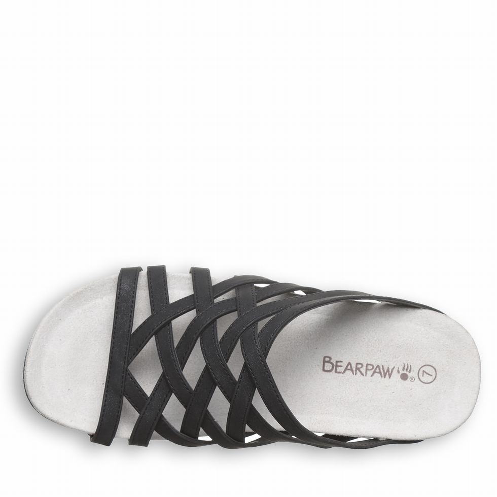 Bearpaw Zinnia Sandalen Damen Schwarz | MVG9551XX